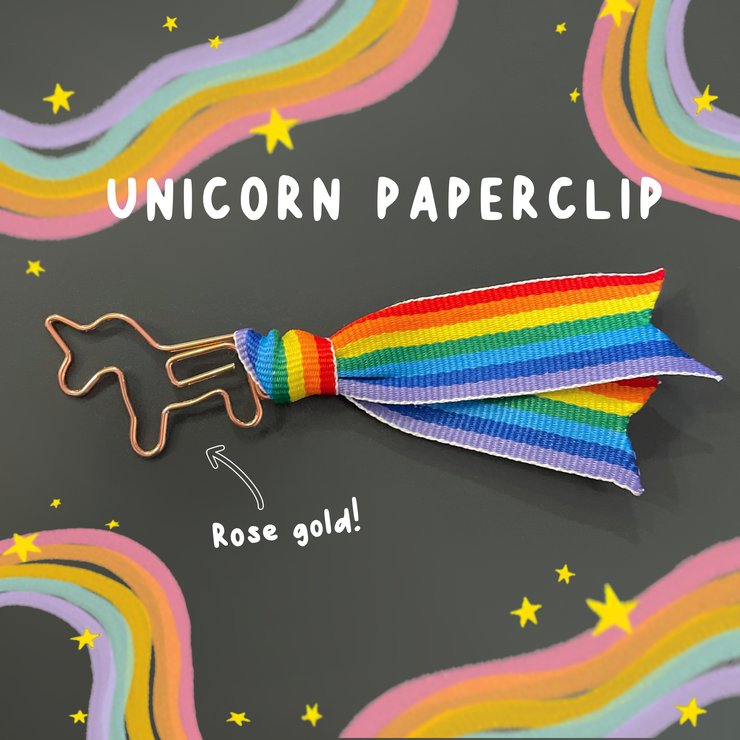 Unicorn paperclip