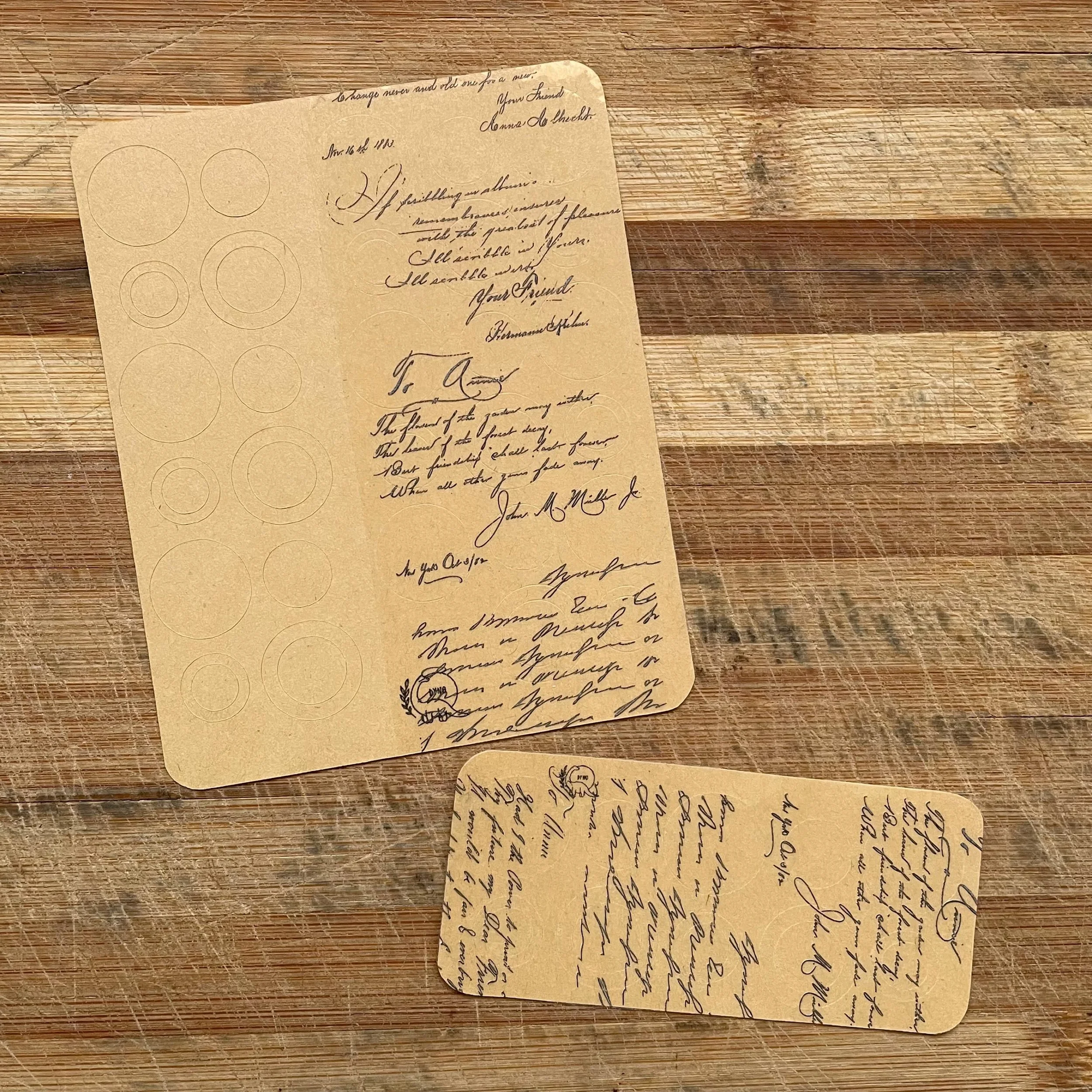 Letter for you circles