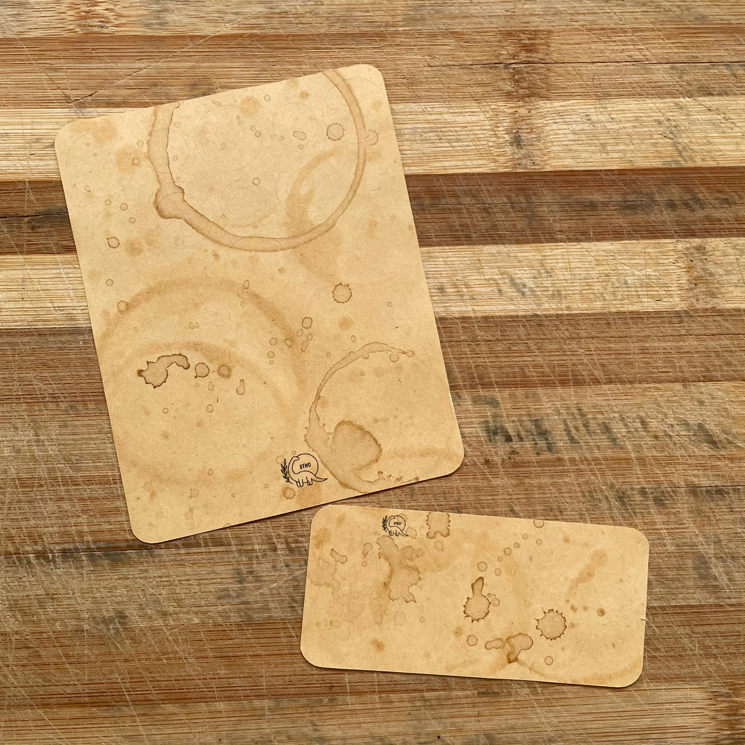 Coffee stains circles