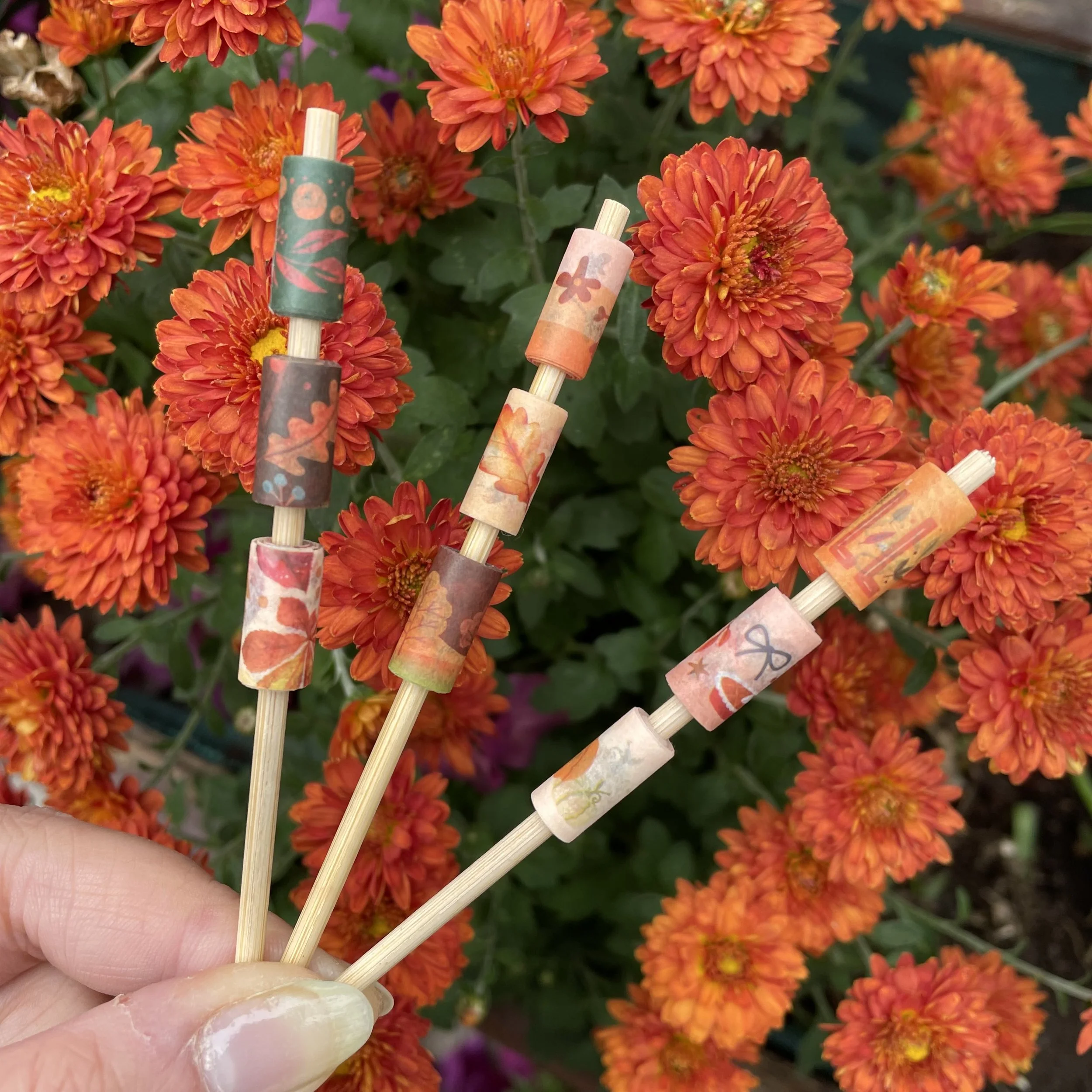 Autumn washi dango