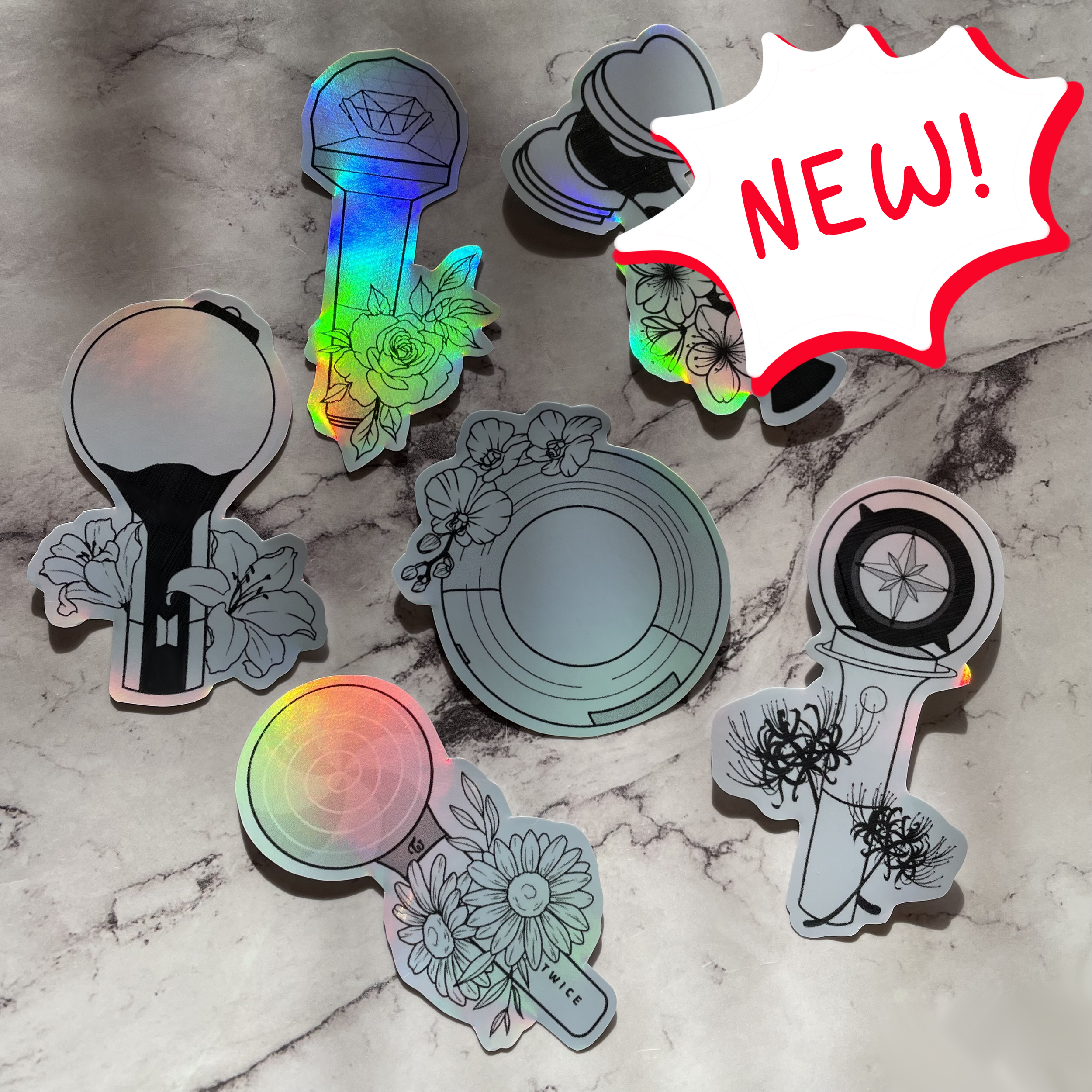 K-pop lightsticks