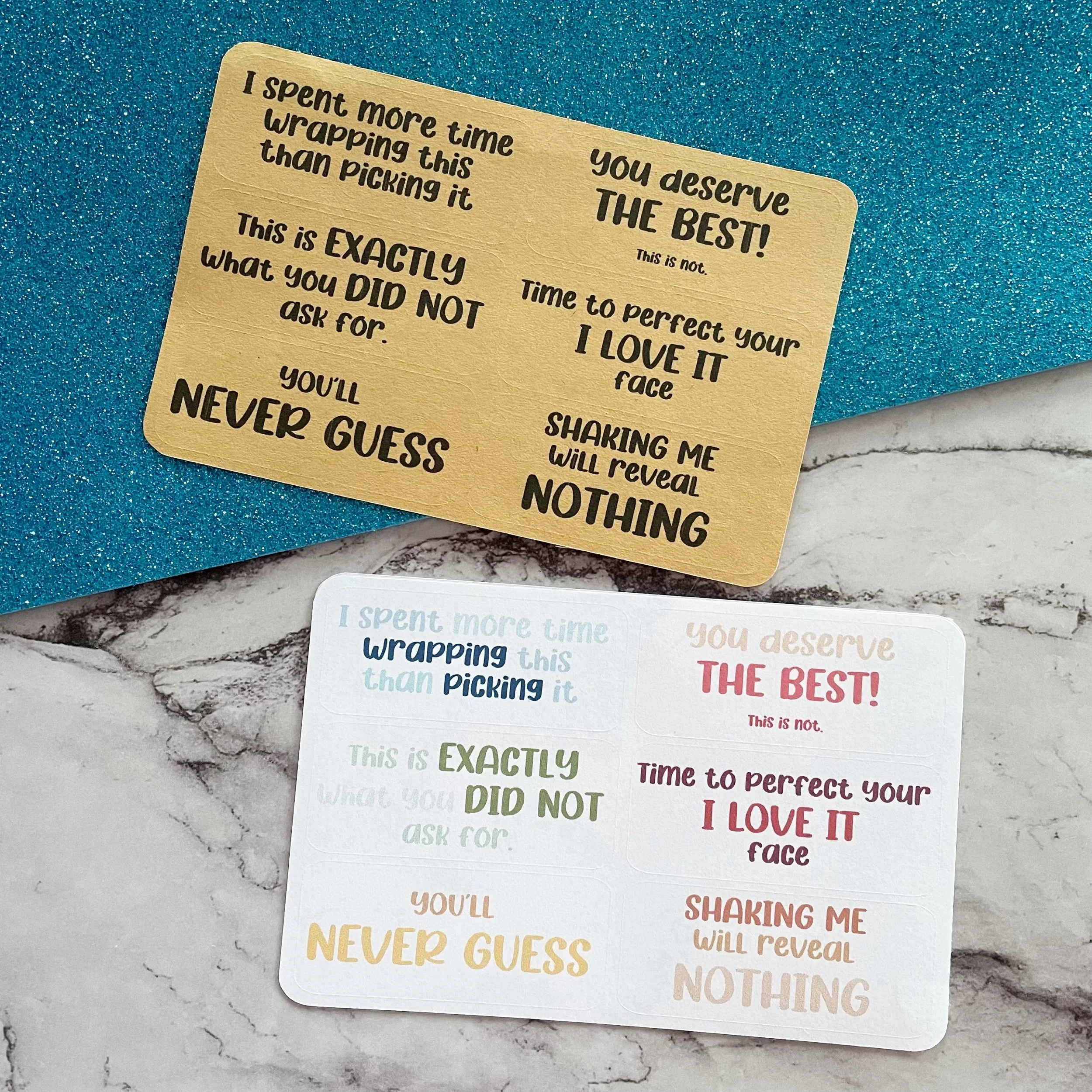 Quote  sticker tags