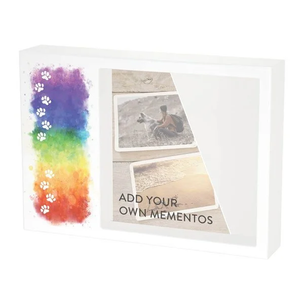 Shadow Box Urn - Rainbow Path