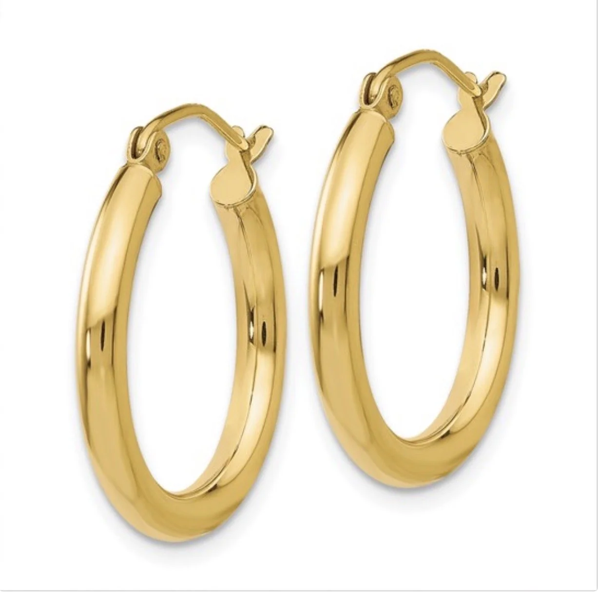 Gold Hoops (1 inch)