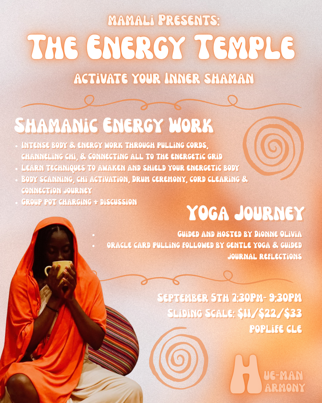 WAOW | HueMan Harmony | Shamanic Energy Work & Yoga Journey