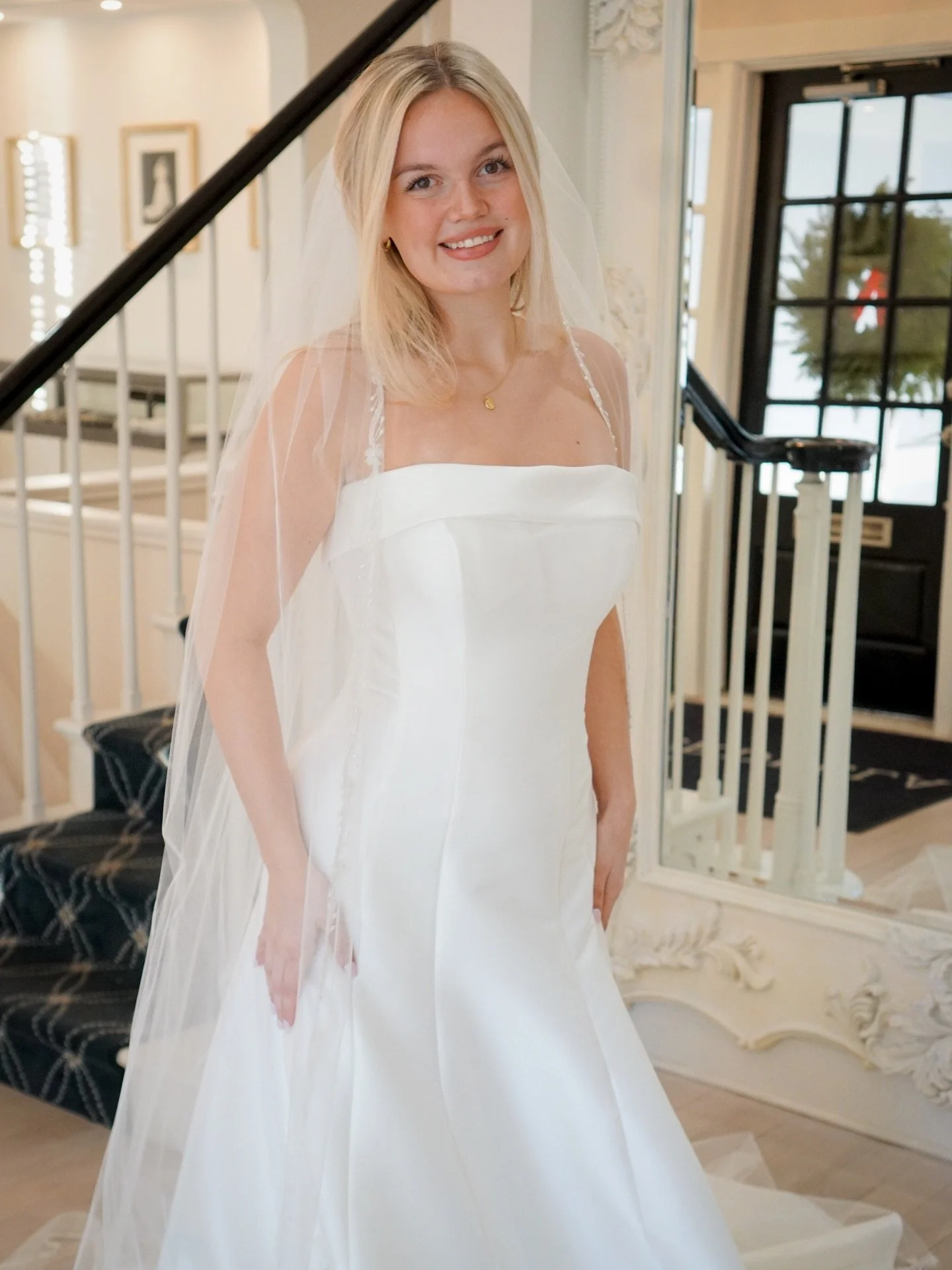 Brand New Arrival!! 🚨

Livia by Casablanca Bridal is a striking new arrival that defines modern bridal authority. Crafted from sleek Stretch Mikado, this strapless fitted A-line features a straight-across neckline with a folded lapel: sharp, confide