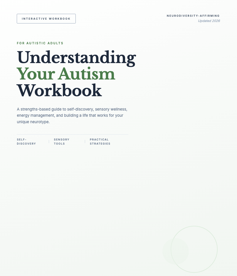 Autism Workbook for Adults