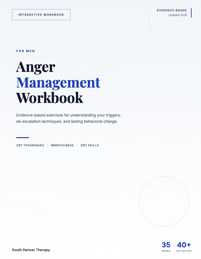 Anger Management Workbook for Men