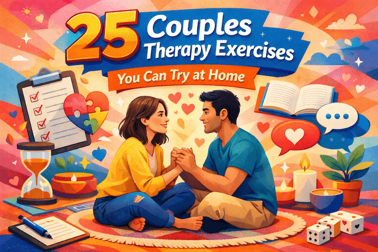25 Couples Therapy Exercises You Can Try at Home