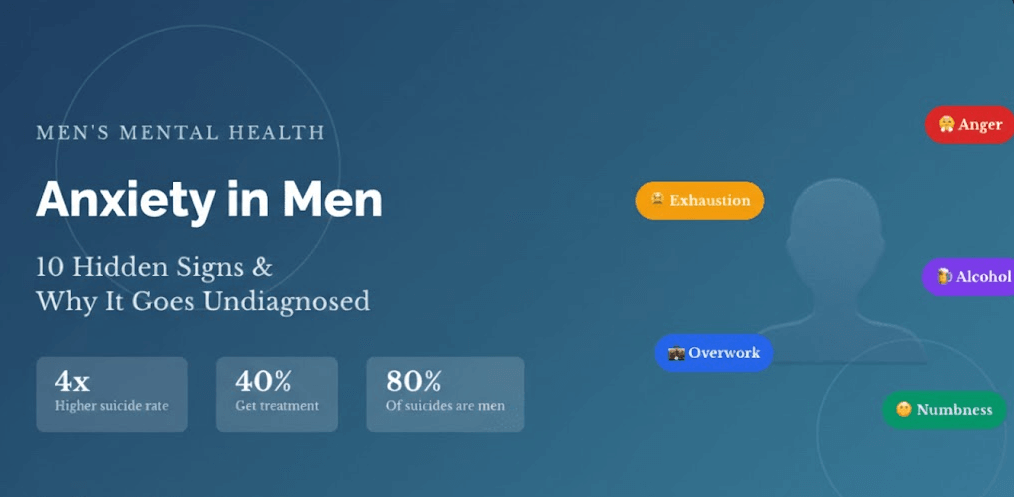 Anxiety in Men: Why It Often Goes Undiagnosed