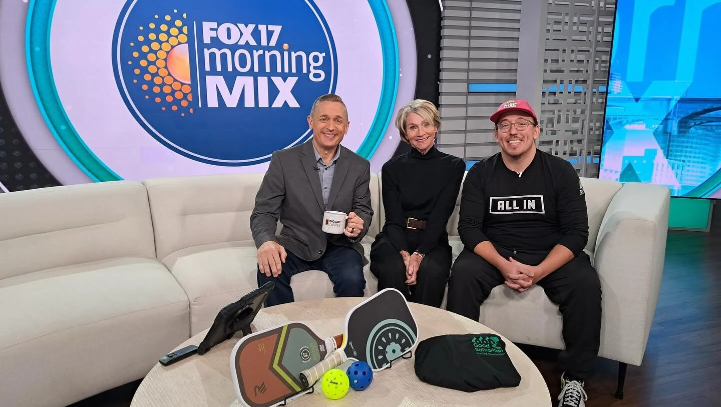 Special thanks to @fox17morningmix for having Martha Appleton from @goodsamottawa and our Founder &amp; CEO Dan McConnon on to discuss the Serve Your Neighbor Charity Pickleball tournament this Saturday and Sunday November 2nd - 3rd! You can still si