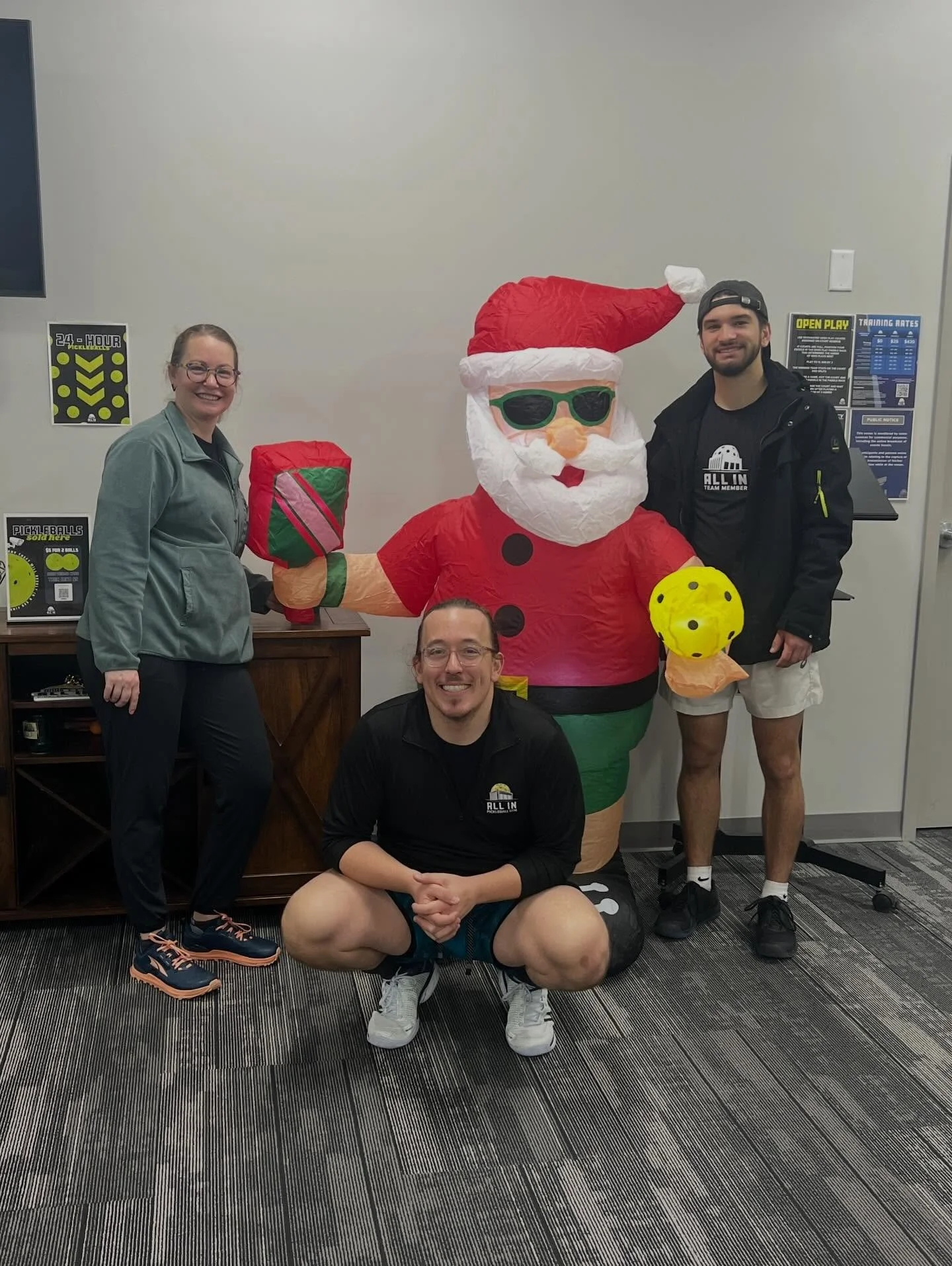 It&rsquo;s the holiday season and All In Pickleball Gym is your place for last minute gift cards and pickleball play! We are open everyday 4am - Midnight and if you&rsquo;re looking for a private group for your family or friends or need that gift car