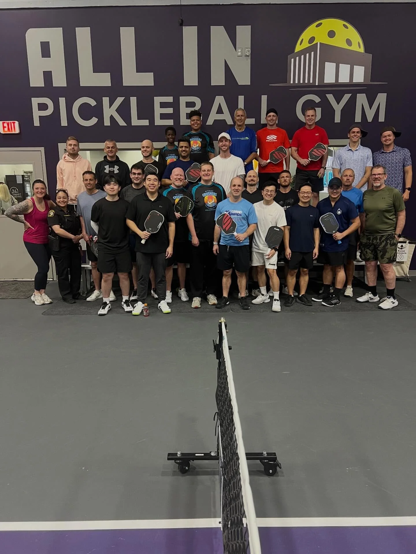 Thank you to all the players who signed up and participated to support Special Olympics Michigan today! Some of the very athletes they are supporting came to All In Pickleball Gym to get play against / with the Kent County Sheriffs!   Results from th