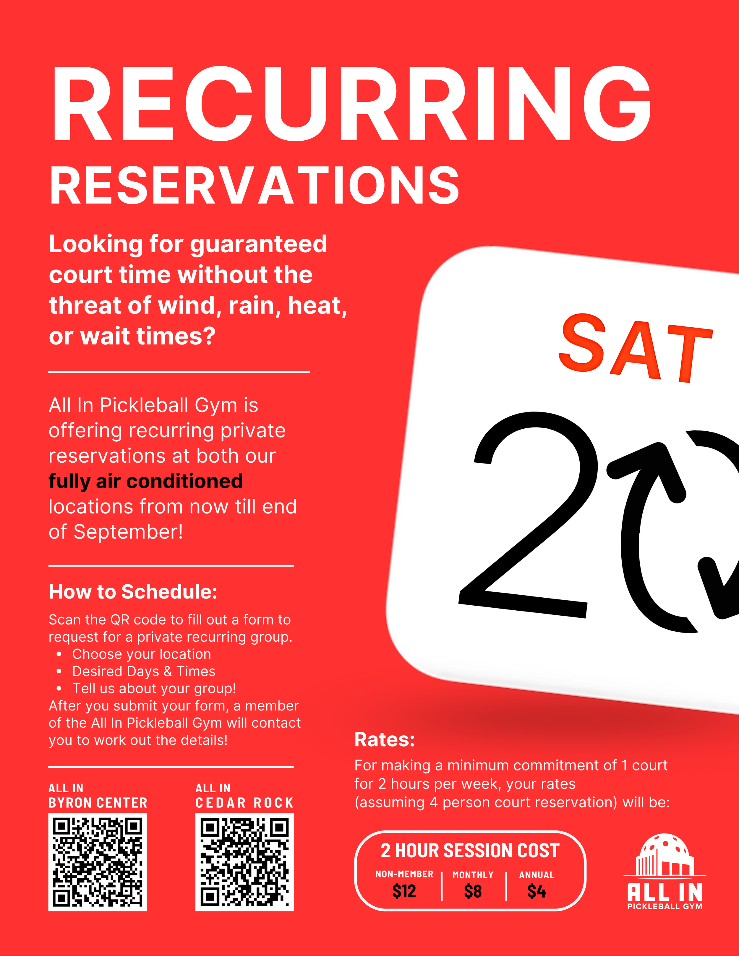 Cedar Rock Recurring Group Reservations All In Pickleball Gym cedar-rock-recurring-group-reservations-all-in-pickleball-gym