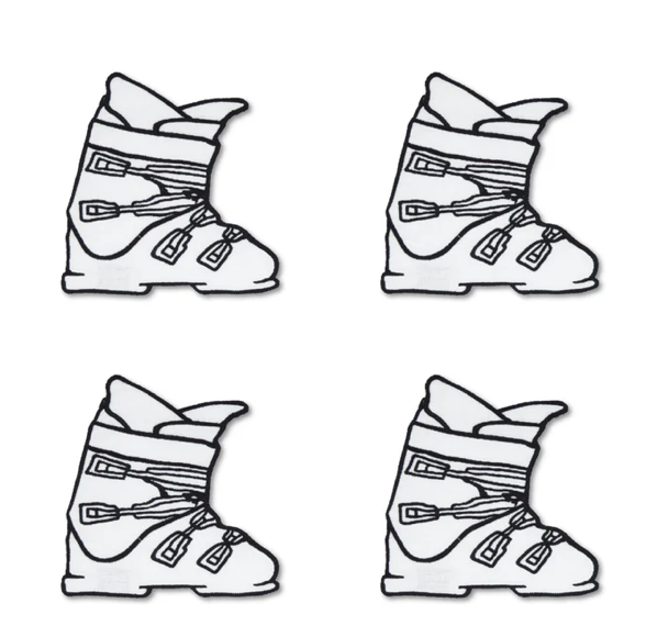 Ski Boots Cocktail Napkins  