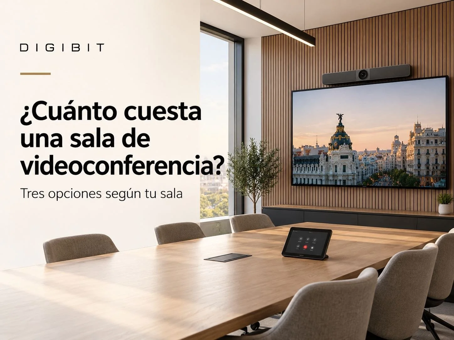 ¿Cuánto cuesta equipar una sala de videoconferencia profesional?