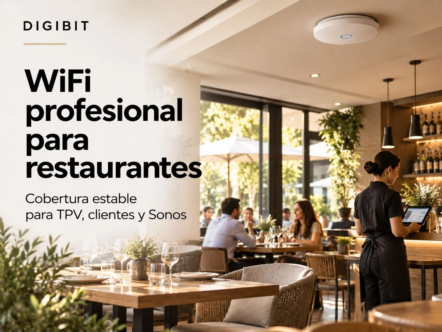 WiFi profesional para restaurantes: cómo evitar cortes en TPV, Sonos y clientes