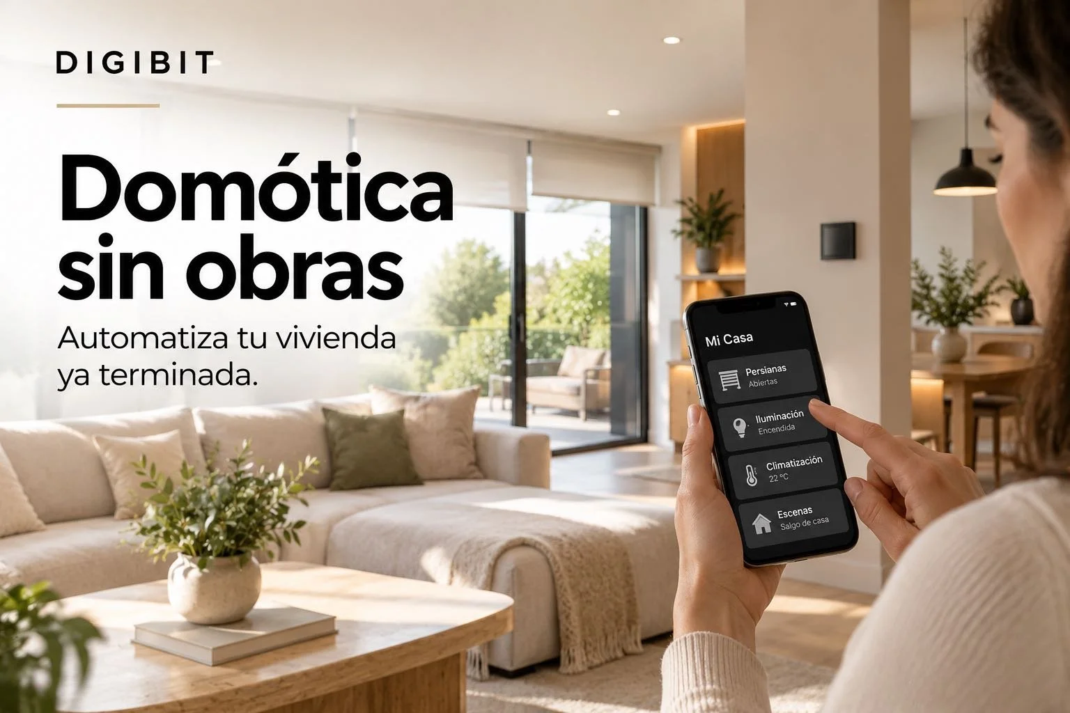 Domótica sin obras: qué puedes automatizar en una vivienda ya terminada