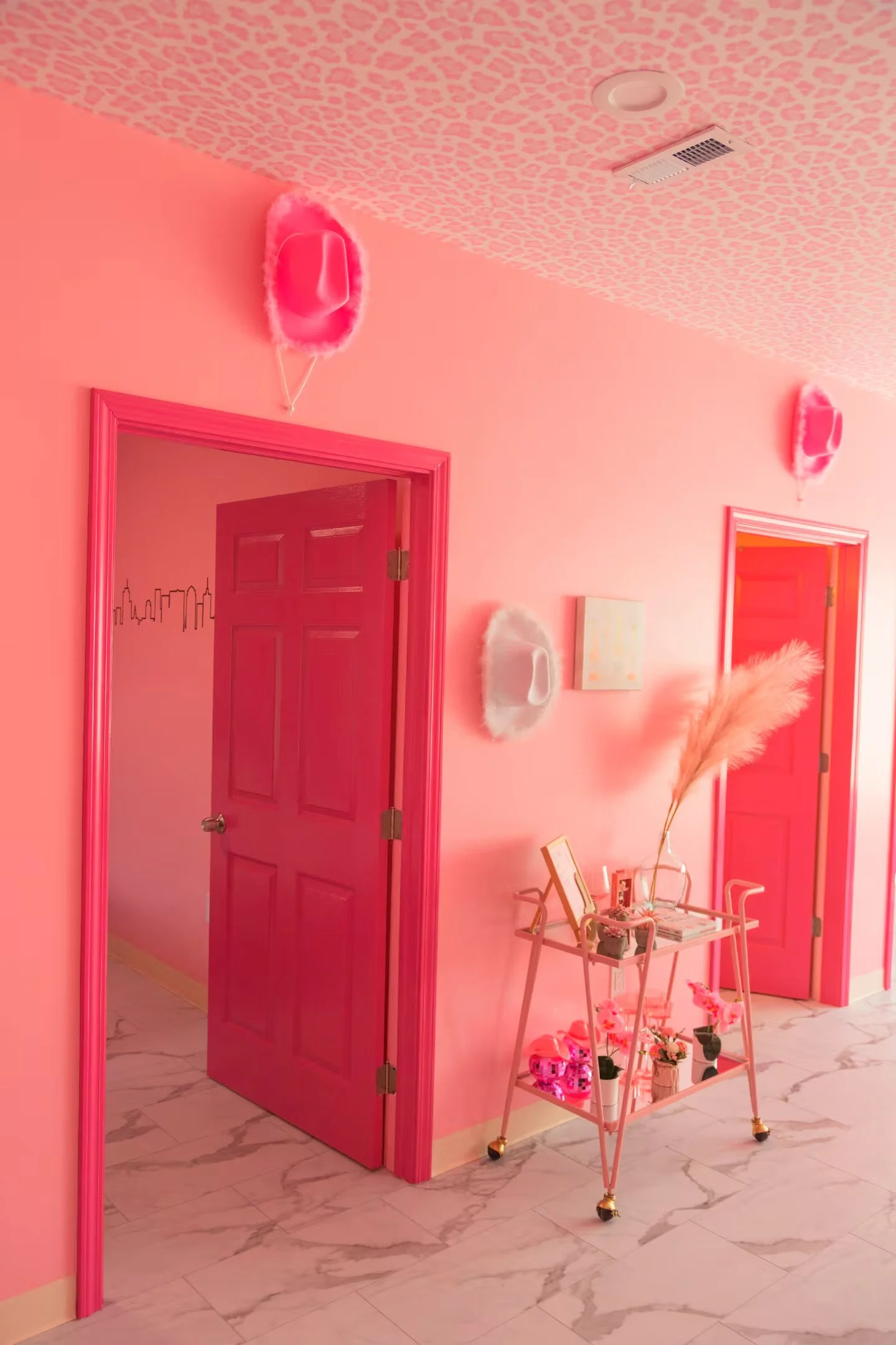 This Nashville retreat blends playful pink tones with modern luxury — designed to spark joy and unforgettable stays.