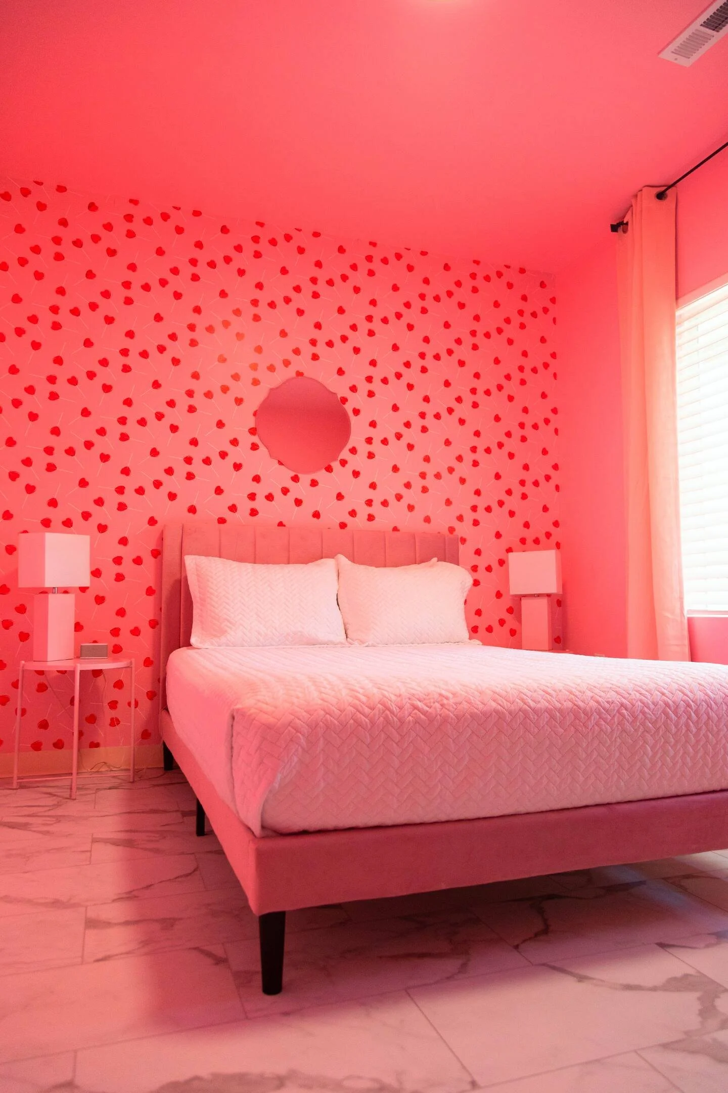 This Nashville retreat blends playful pink tones with modern luxury — designed to spark joy and unforgettable stays.