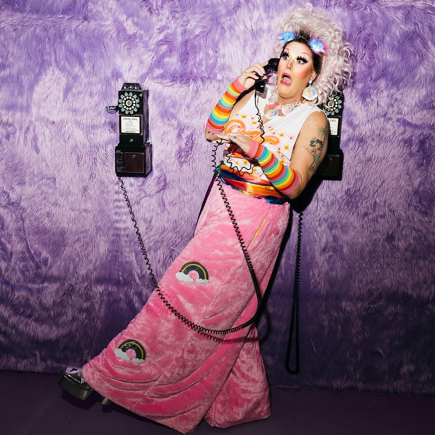 Just calling to see if you&rsquo;d like to renew your car&rsquo;s warranty?!? 📸 @jeremiahcorder #dragqueen @denverselfiemuseum #draglook #photooftheday #gayphotographer #ringadingding #drag #denverdrag #gaydenver #laughter #comedy #instagay #gayfitn