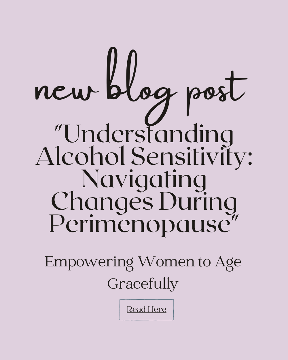 "Understanding Alcohol Sensitivity: Navigating Changes During Perimenopause"