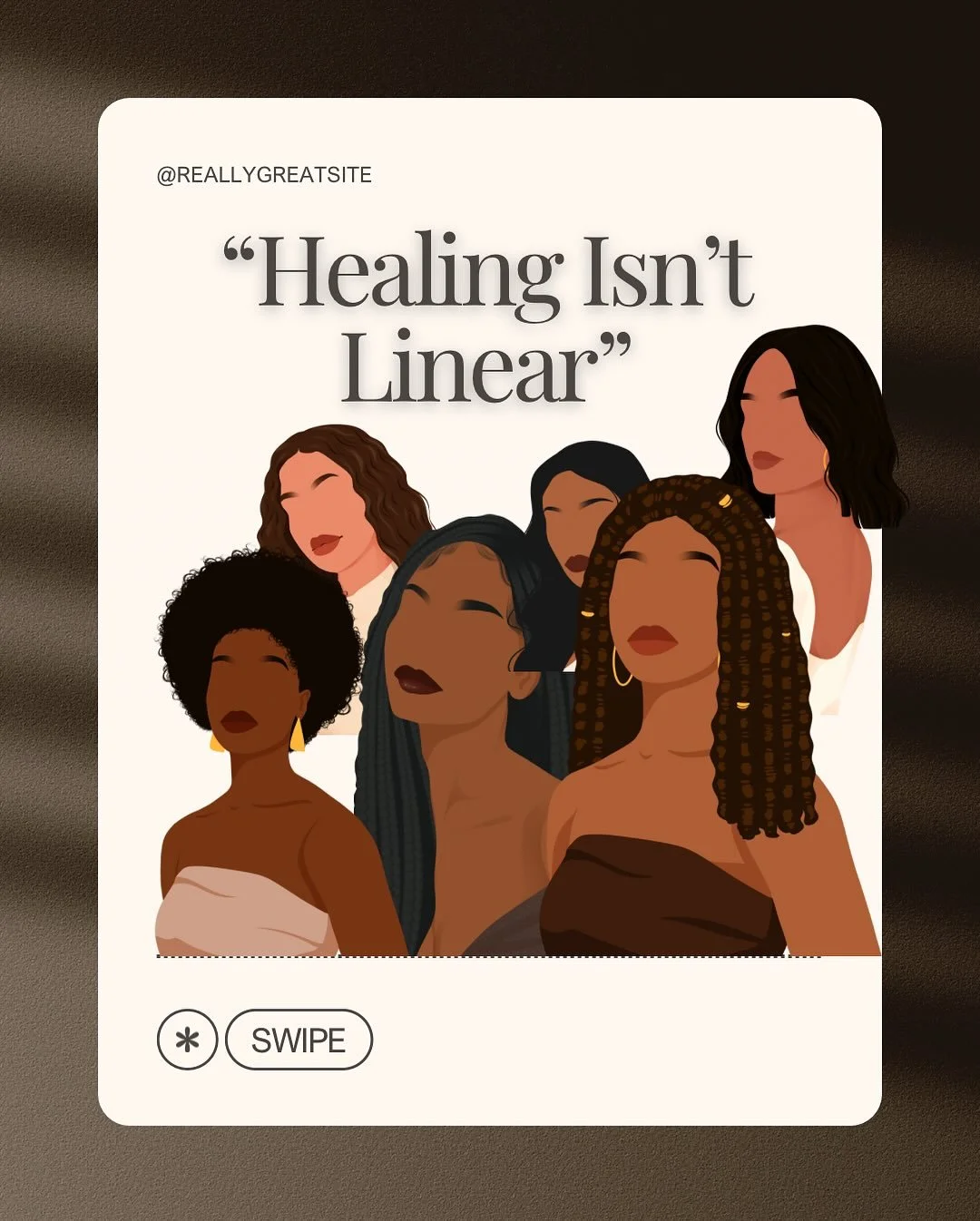Healing isn&rsquo;t a straight line.
Some days you&rsquo;ll feel like you&rsquo;ve cracked the code.
Some days you&rsquo;ll wonder if you ever started at all.
Both days count.

Progress can look like tears.
Like rest.
Like choosing not to go back to 
