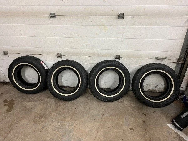 4X 205/75R14 REAVELSTAR RADIAL ¾” WW DOT 4324 – ww blem – $100.00ea + taxes