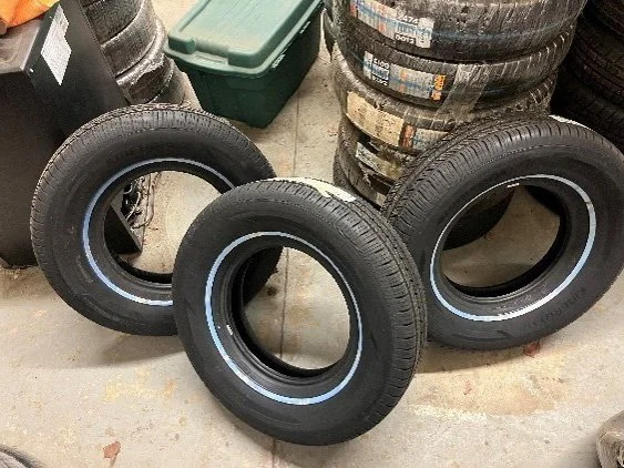 3X 235/75R15 HANKOOK KINERGY ST 5/8” WW DOT 4722 (NEW OLD STOCK) – ww blem - $100.00ea