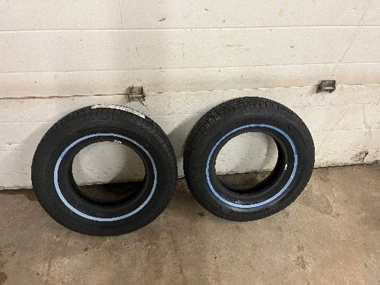 2X 205/75R14 HANKOOK KINERGY ST 5/8” WW DOT 4322 (NEW OLD STOCK) – ww blem – $100.00