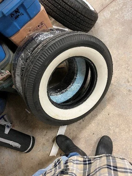 1X 650R16 AUBURN DELUXE 3.25” WW DOT 3320 – $200.00