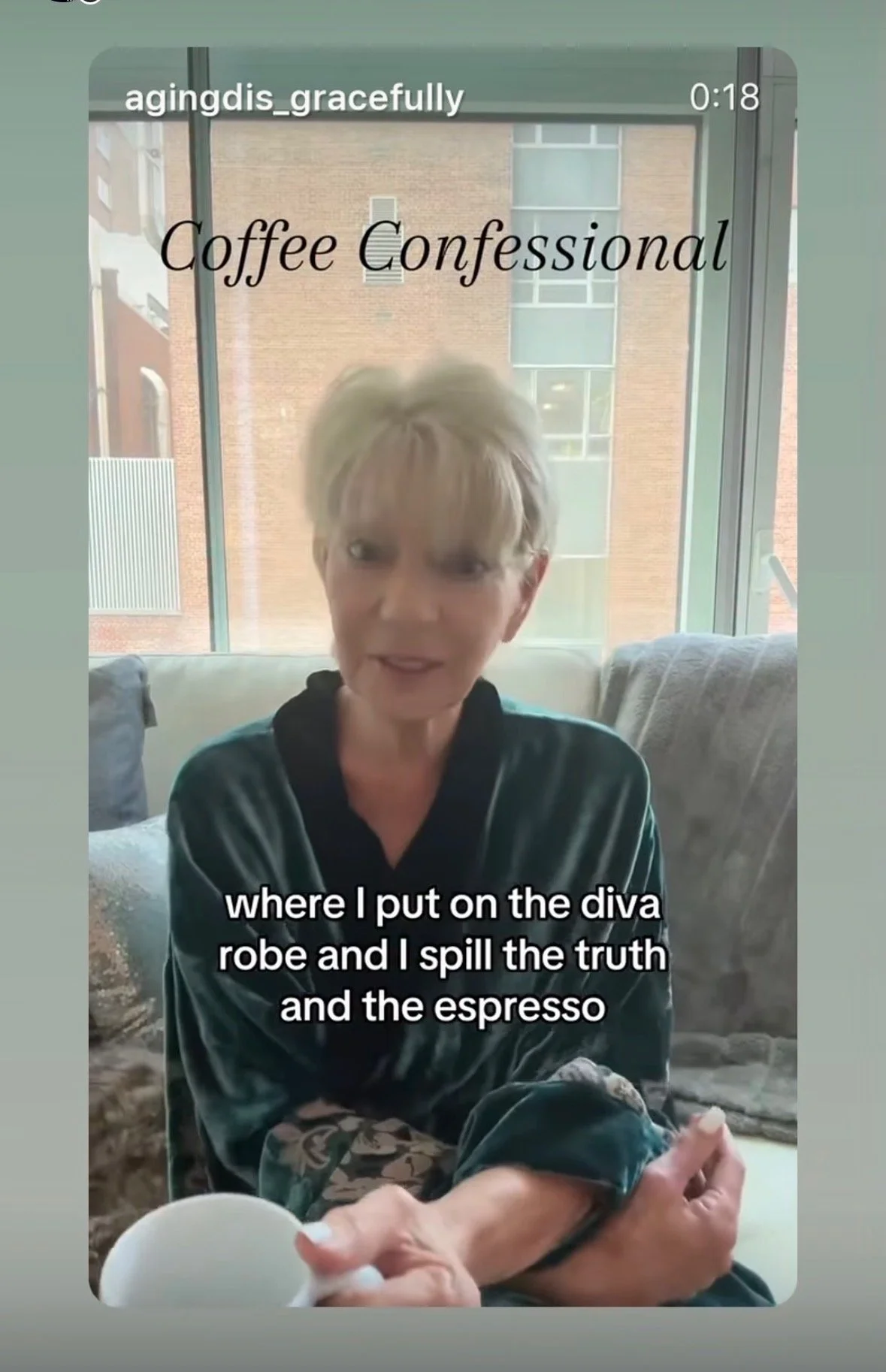 The Diva Robe. It’s Not About Fashion. It’s a Moment. 