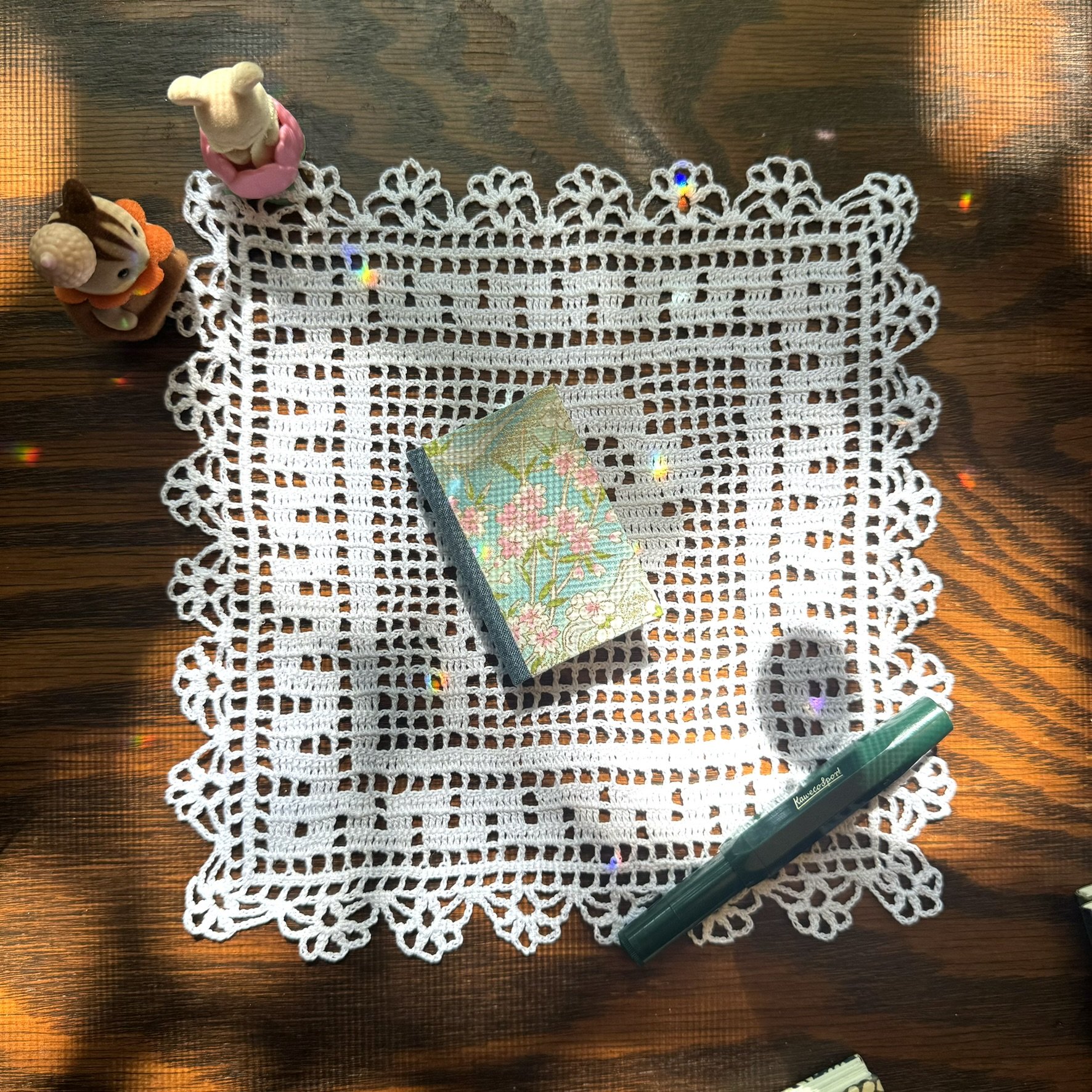 Mini Book - Light Blue Florals