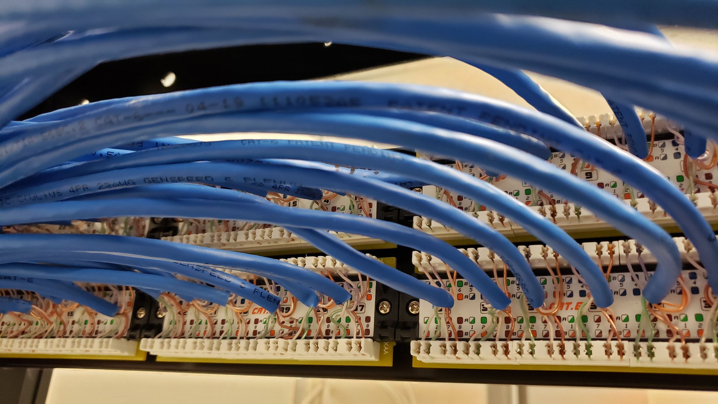 Cat5e/Cat6 Wiring