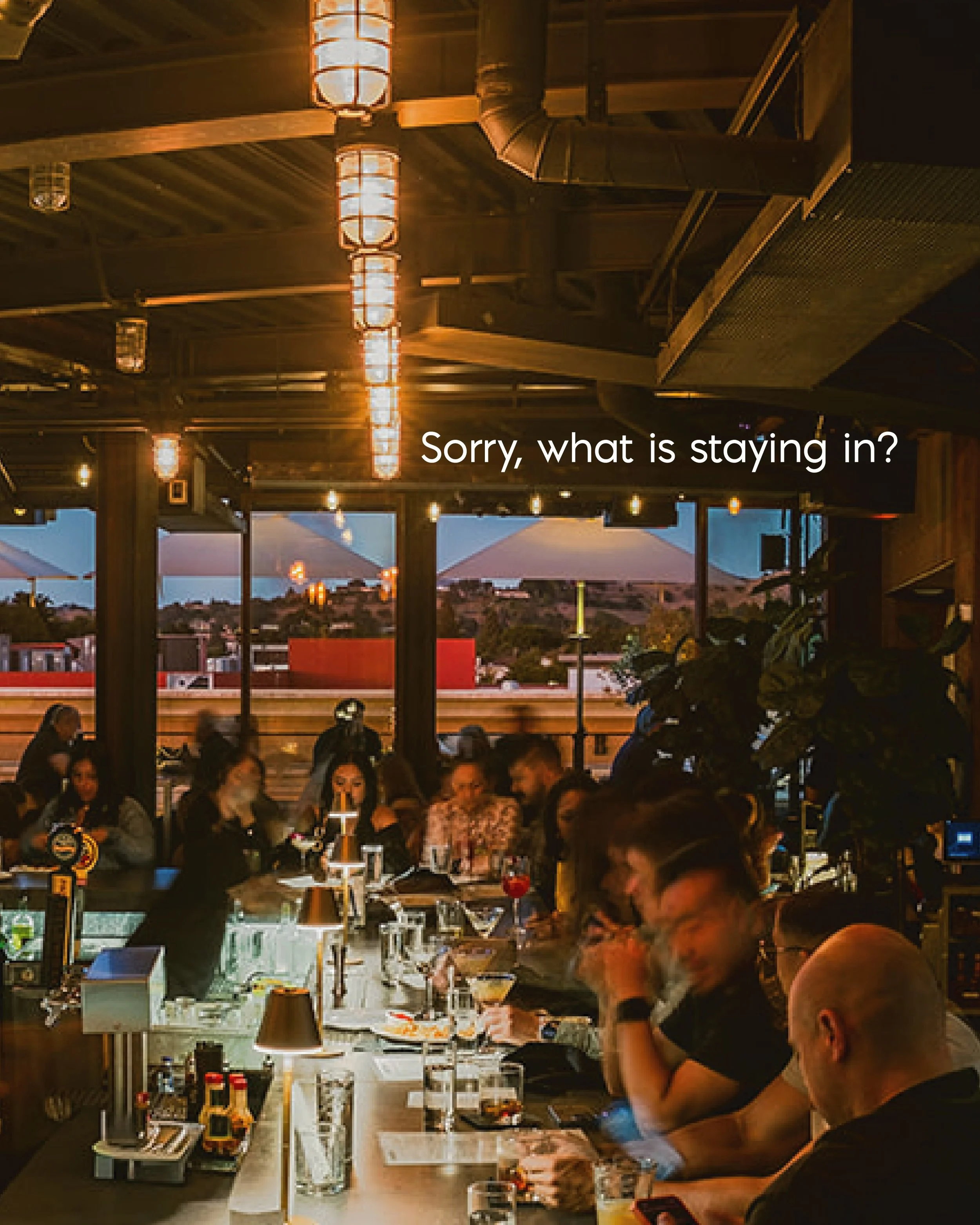 Sorry, what&rsquo;s a Wednesday without us? 
Rooftop&rsquo;s open till 10pm &mdash; see you tonight. 🌃🍸

#downtownwalnutcreek #rooftopwc #rooftoprestaurant #rooftopbar #bayarearestaurants