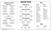 Menu 1 — The Rooftop | Restaurant & Bar