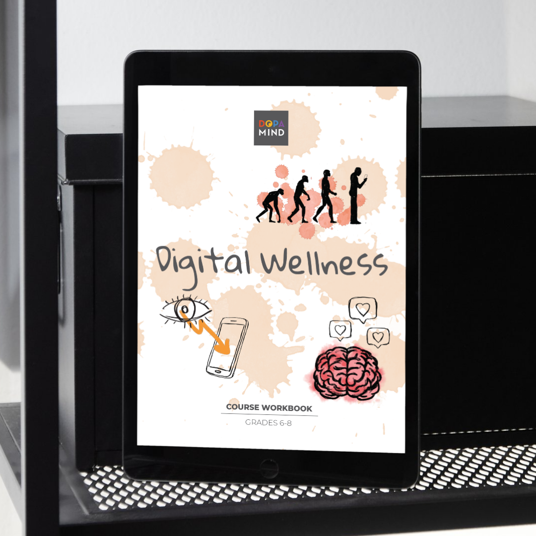 Digital Wellness Workbook for Grades 6-8: School