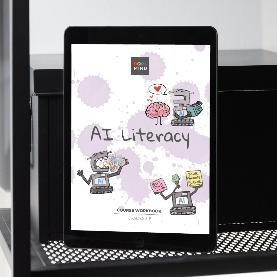 AI Literacy Workbook for Grades 3-8: School