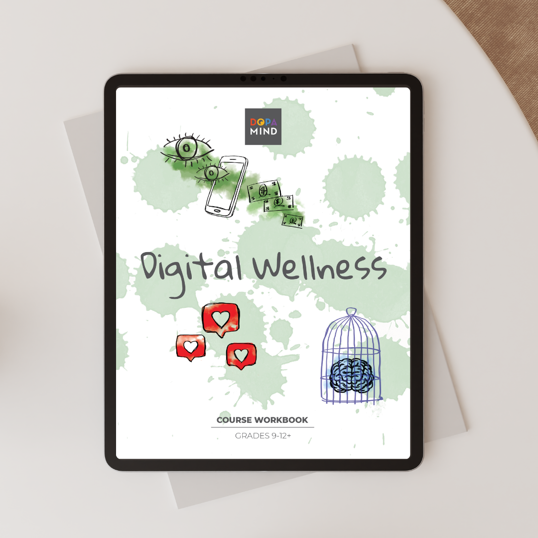 Digital Wellness Workbook for Grades 9-12+: Individual