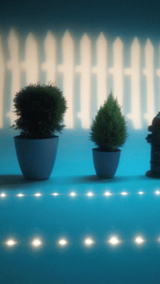 Production Design:

Built 7 free standing 90’s house party scenes, placed on the cyc as island vignettes. Each scene was scaled to pet sized and relied on practical lighting such as GOBOS and live FX. We drew inspiration from creepy 90s films, the st