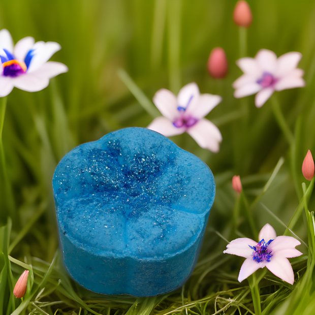 Blue Flower Bath Bomb