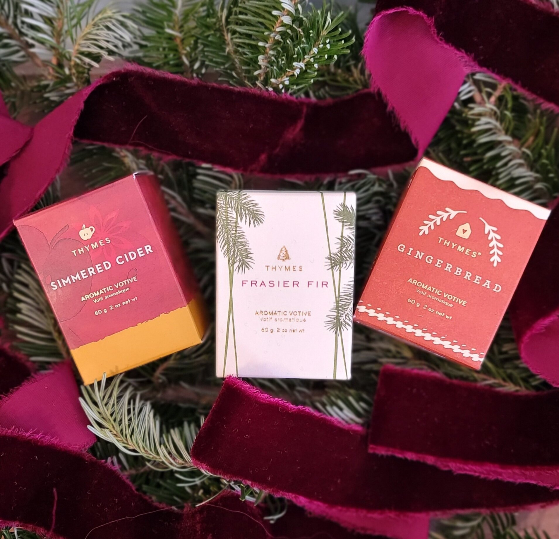 Thymes Holiday Votive Trio