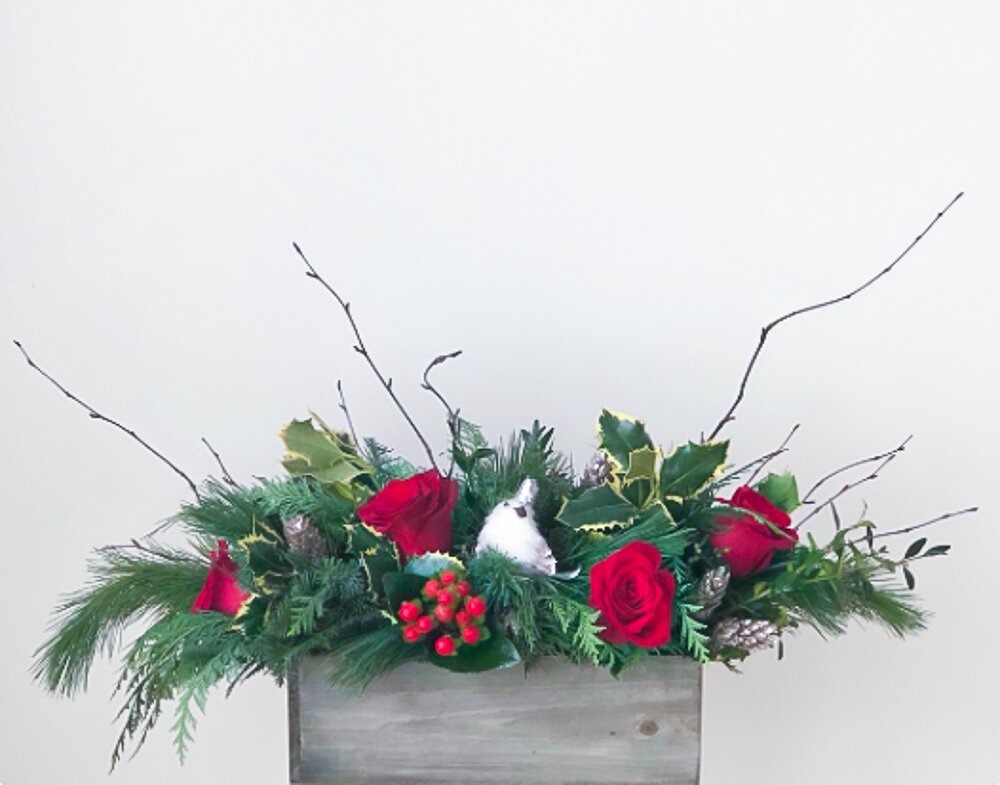 Designer's Choice Winter Floral Arrangement — Flowers by Gabrielle