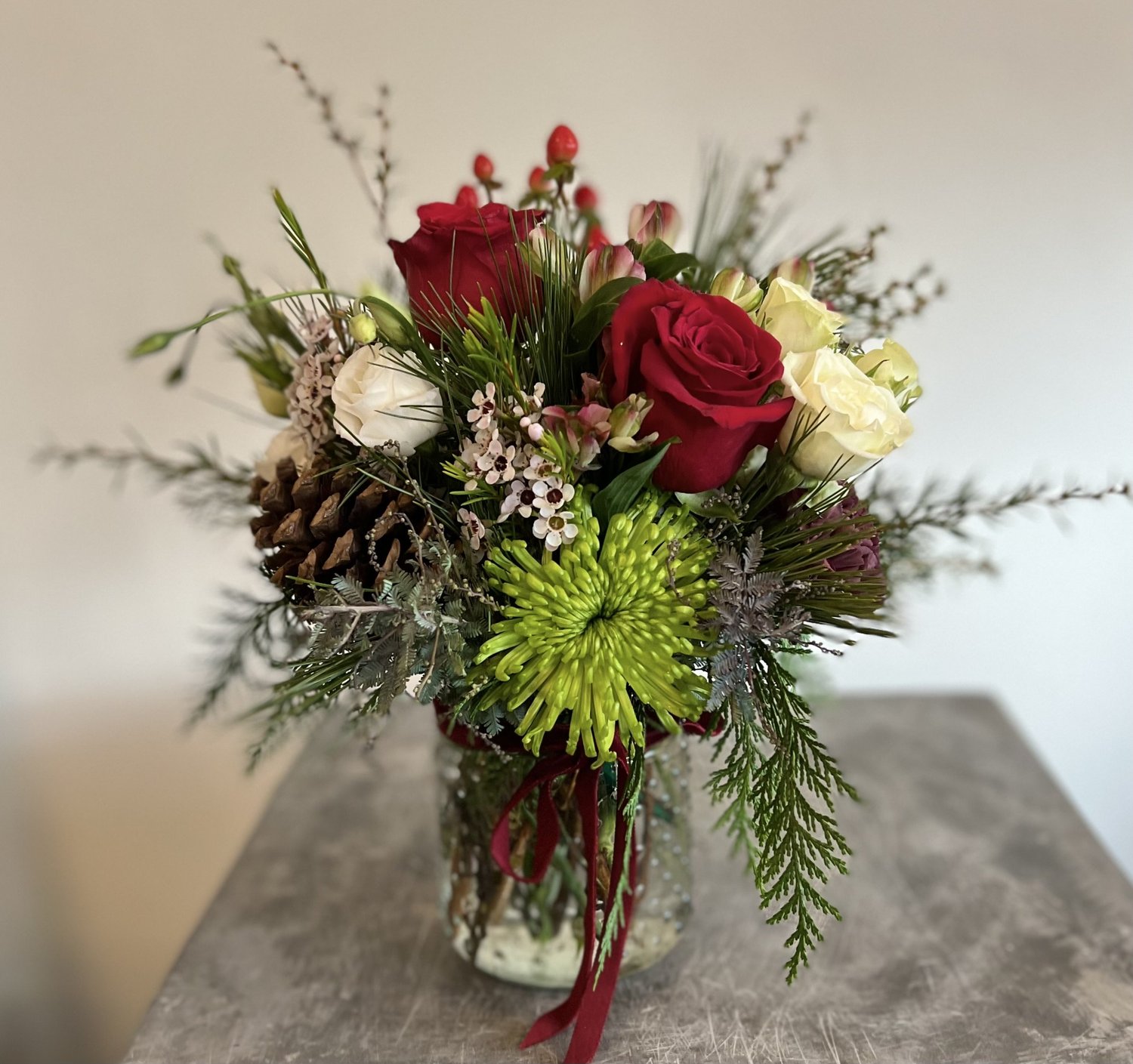 Winter Whites Floral Arrangement — Flowers by Gabrielle