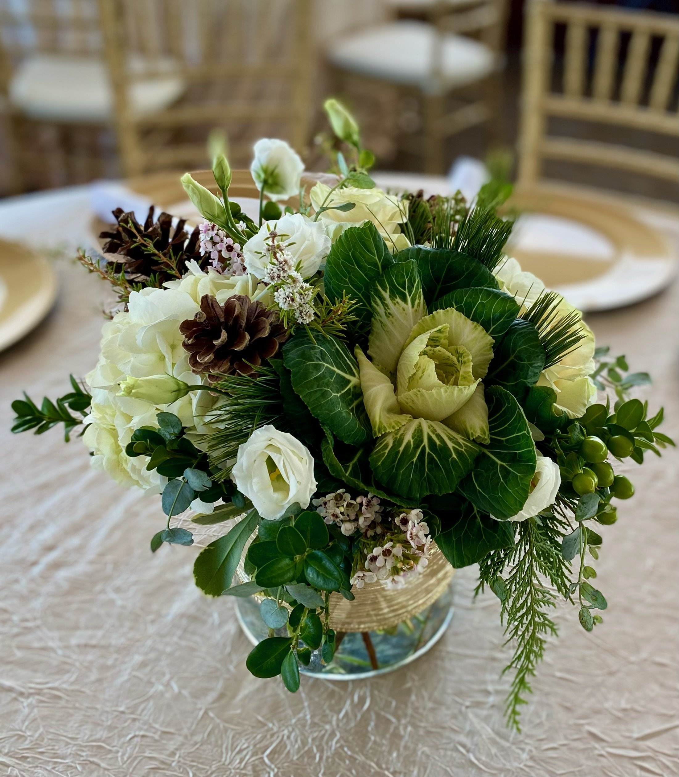 Snowy Centerpiece