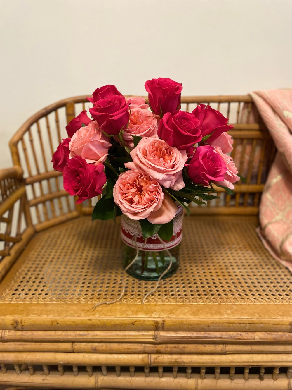 Wrapped Bouquet with Ribbon – Flower Farm Boise