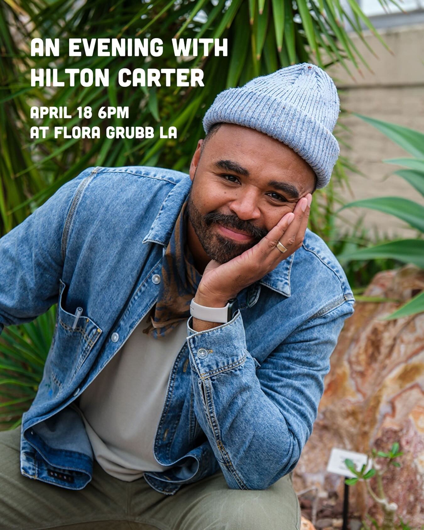 Hilton Carter&rsquo;s new book is out today! And we can&rsquo;t wait to host his LA book tour event on 4/18 at Flora Grubb in Marina del Rey. Join us for an evening with @hiltoncarter &mdash; get your tickets now on our events page! Link in bio.

#fl