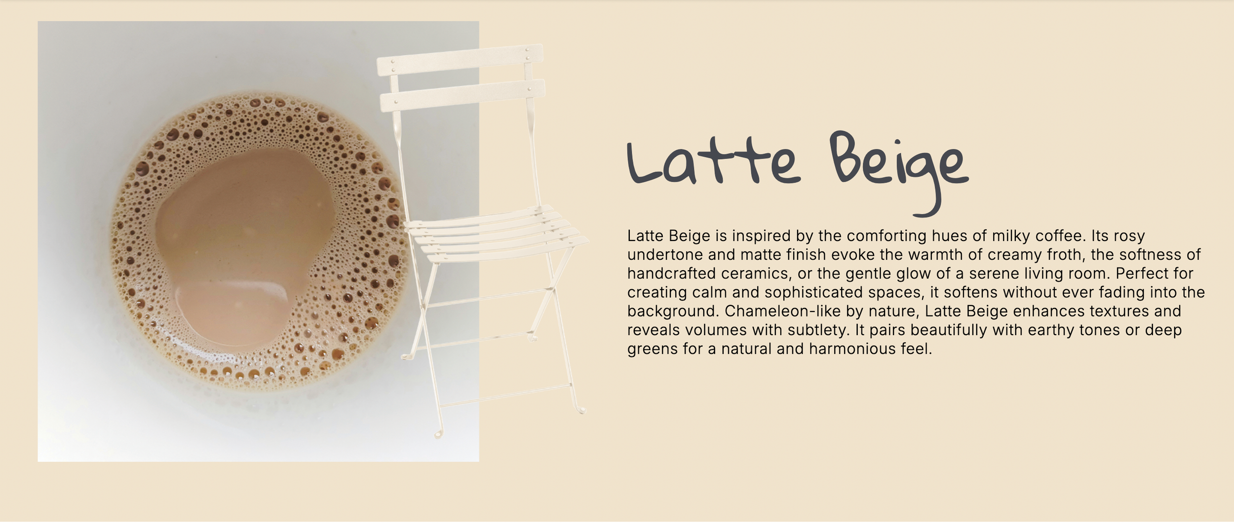 Fermob color 2026 Latte Beige at Flora Grubb