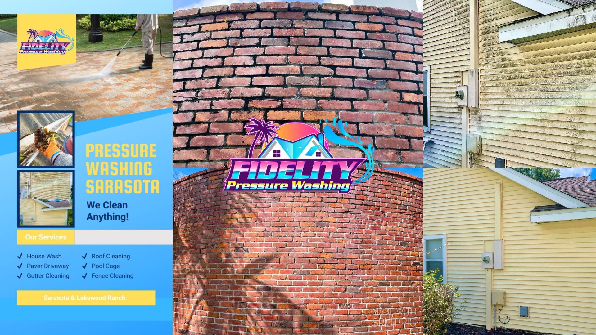 Professional House Washing in Sarasota FL Get Your Home Looking New