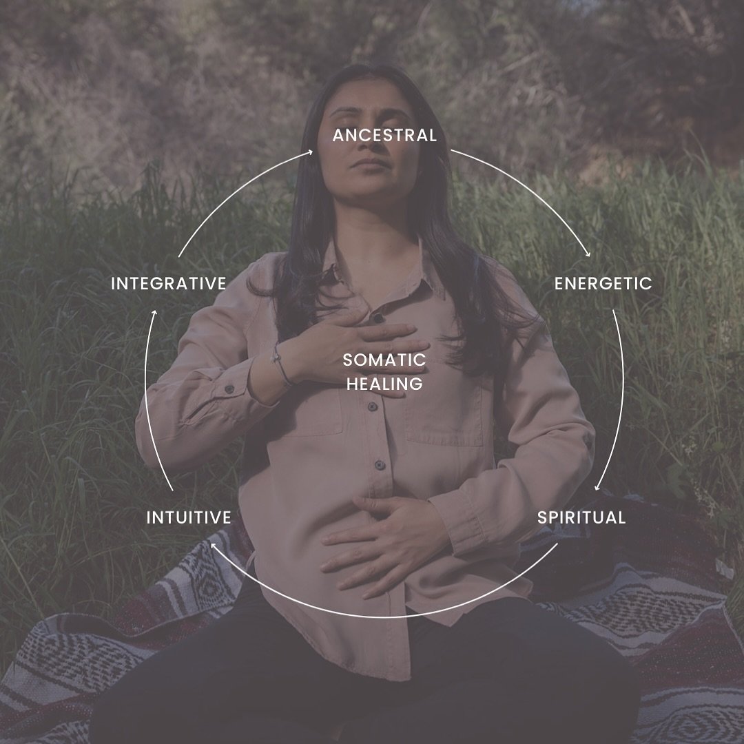 Somatic healing is&hellip;

ANCESTRAL&mdash; this practice is not new despite its new popularity on social media. Your ancestors are experts at somatic healing, it runs in your blood.

ENERGETIC&mdash; when you work with your body you are working wit